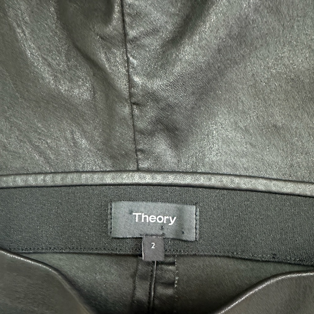 Theory Adbelle Women’s Stretch Skinny Leggings Black Size 2 - Picture 13 of 16